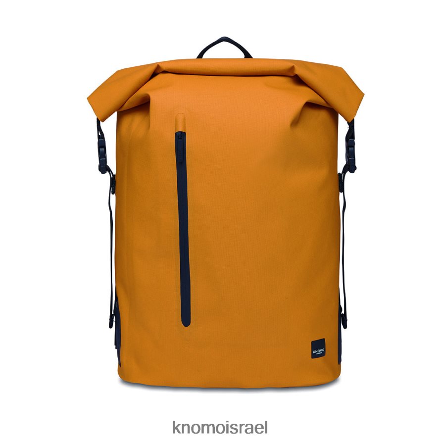 KNOMO חרדל קרומוול 14'' | תיק גב למחשב נייד מגולגל N8D0BR5 תיקים חרדל/חומרה שחורה