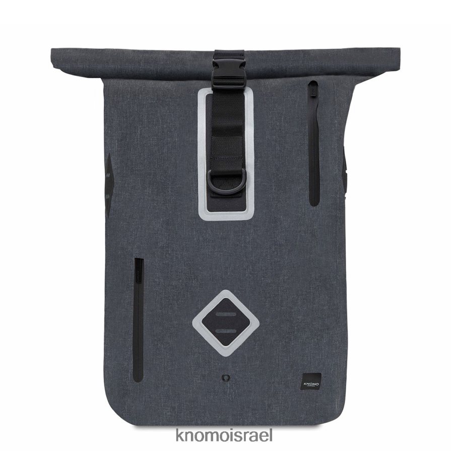 KNOMO תיק גב למחשב נייד בגודל 15 אינץ' של kew roll top N8D0BR36 תיקים חומרה אפור/שחור