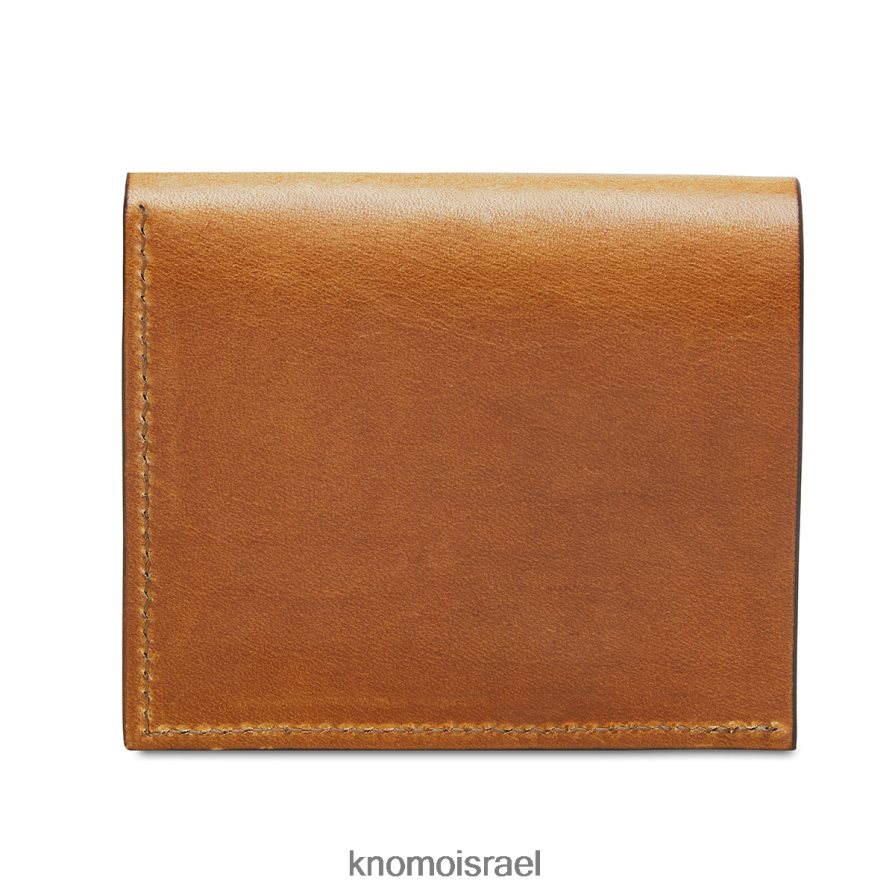 KNOMO ארנק עור שזוף דק N8D0BR66 אוסף יער חדש לְהִשְׁתַזֵף