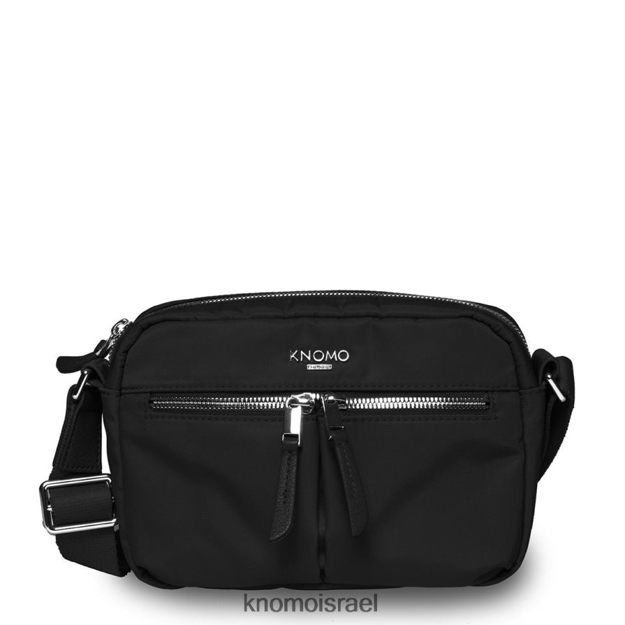 KNOMO avery cross body bag 10.5 אינץ' N8D0BR49 תיקים חומרה שחור/כסף