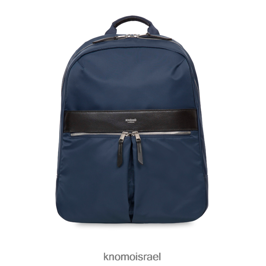 KNOMO תיק גב למחשב נייד beauchamp 14 אינץ' N8D0BR45 תיקים חומרת בלייזר חיל הים/כסף