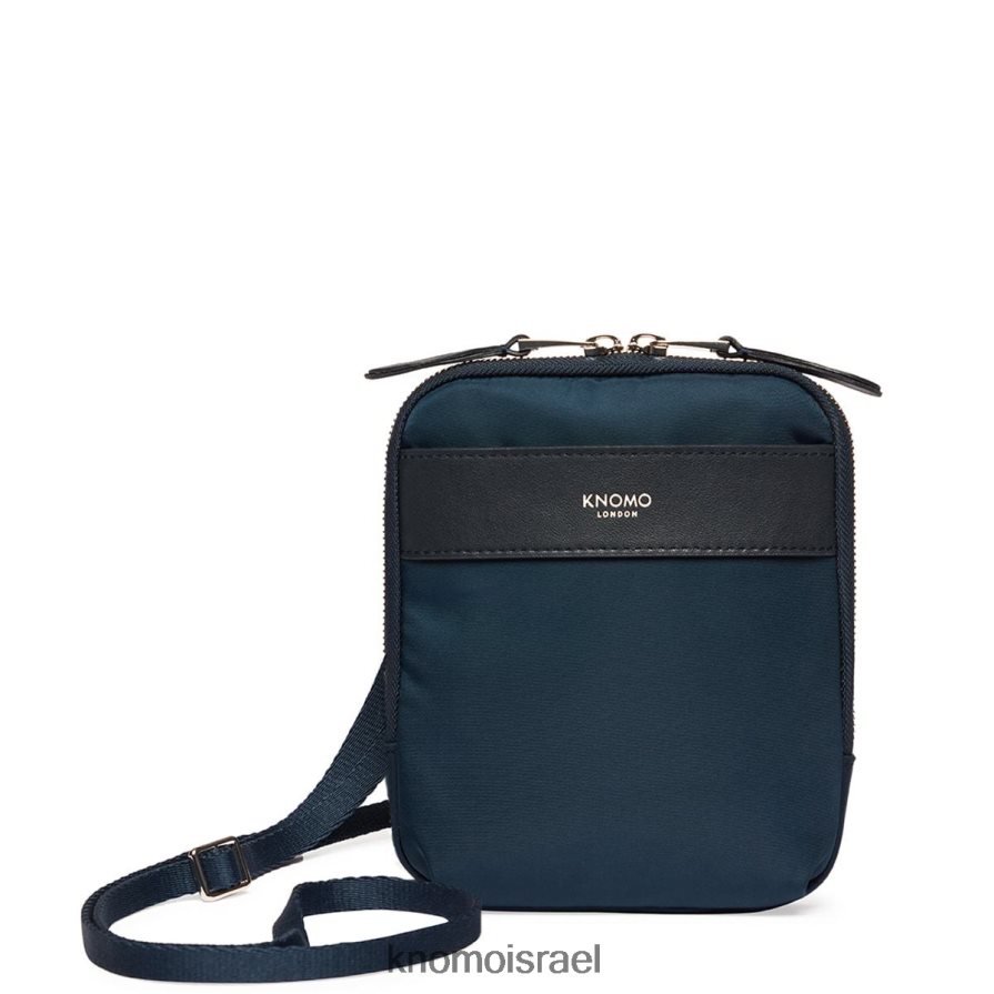 KNOMO תיק cross body rex | תיקים שעובדים N8D0BR56 תיקים בלייזר כהה/כסף בלייזר