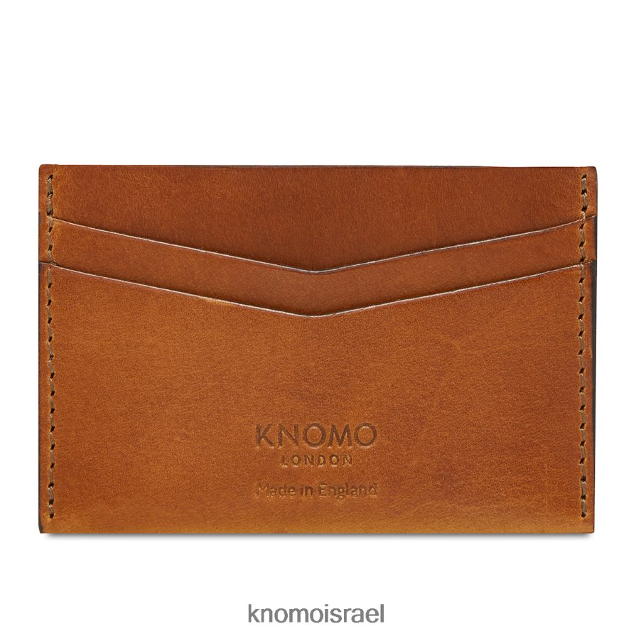 KNOMO בעל כרטיס עור שזוף slimline N8D0BR72 אוסף יער חדש לְהִשְׁתַזֵף